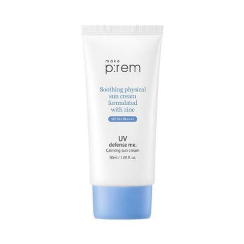 Make.Prem – Soothing Physical Sun Cream Formulated with Zinc defense me 50ml