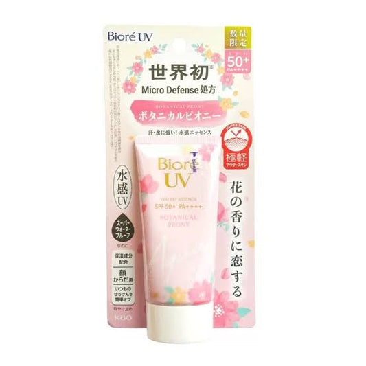 Kao - Biore UV Aqua Rich Watery Essence SPF 50+ PA++++ Botanical Peony Edition 50g