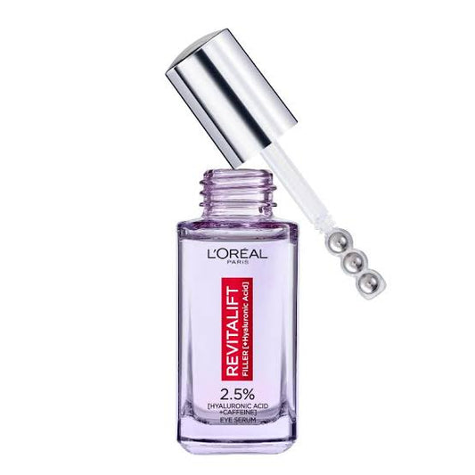 L'Oreal Paris Revitalift 2.5% [HA] + 1% Caffeine Eye Serum - 20ML USA IMPORTED
