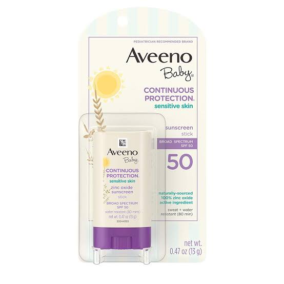 Aveeno Baby Sensitive Skin Face Stick with Broad Spectrum SPF 50