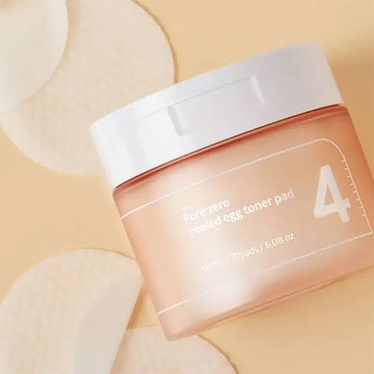 numbuz:n - No.4 Pore Zero Peeled Egg Toner Pad - 190ml/70pads