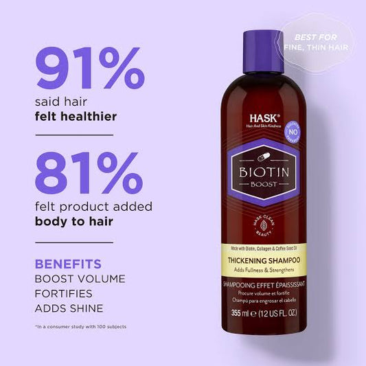 Hask Biotin Shampoo 355ml