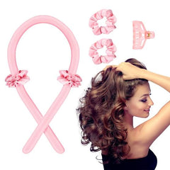 Shein 4pcs Heatless Hair Roller Tool Set