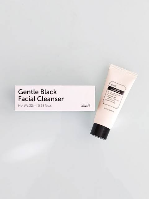 KLAIRS | GENTLE BLACK FACIAL CLEANSER - TRAVEL SIZE 20ml (Expiry 02/24)