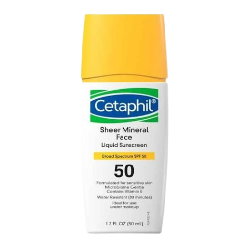 CETAPHIL SHEER MINERAL SUNSCREEN FACE LIQUID BROAD SPECTRUM SPF 50 expiry 12/23