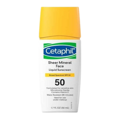 CETAPHIL SHEER MINERAL SUNSCREEN FACE LIQUID BROAD SPECTRUM SPF 50 expiry 12/23
