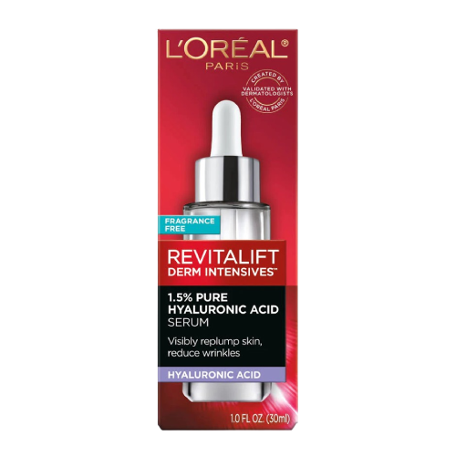 L'Oreal Paris Revitalift 1.5% Pure Hyaluronic Acid Face Serum,Fragrance Free 30ml USA IMPORTED