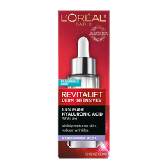 L'Oreal Paris Revitalift 1.5% Pure Hyaluronic Acid Face Serum,Fragrance Free 30ml USA IMPORTED