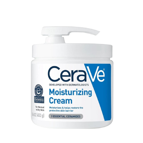Cerave Moisturizing Cream 453gm for normal to dry skin (with pump)