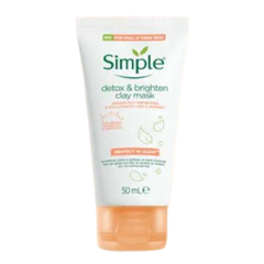 Simple Protect ‘n’ Glow detox & brighten clay mask 50ml