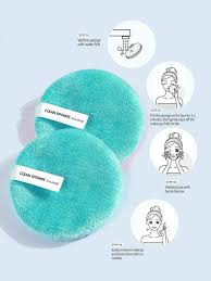 2pcs Facial Makeup Removing Microfiber Cloth (Multi Colour )