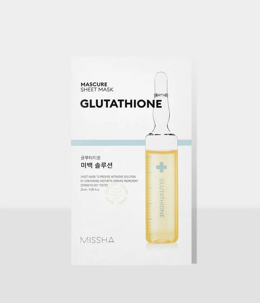MISSHA – Mascure Whitening Sheet Mask (Glutathione)