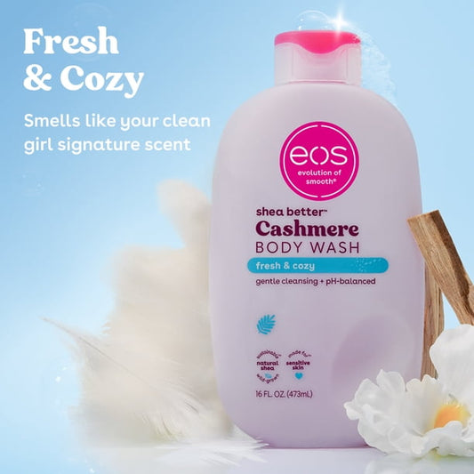 eos Shea Better Cashmere Body Wash - Fresh & Cozy (473ml)