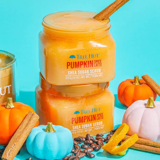 Tree Hut Pumpkin Spice Latte Shea Sugar Exfoliating & Hydrating Body Scrub 510g