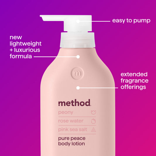Method pure peace body lotion 414ml