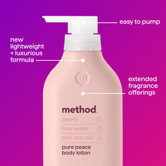 Method pure peace body lotion 414ml