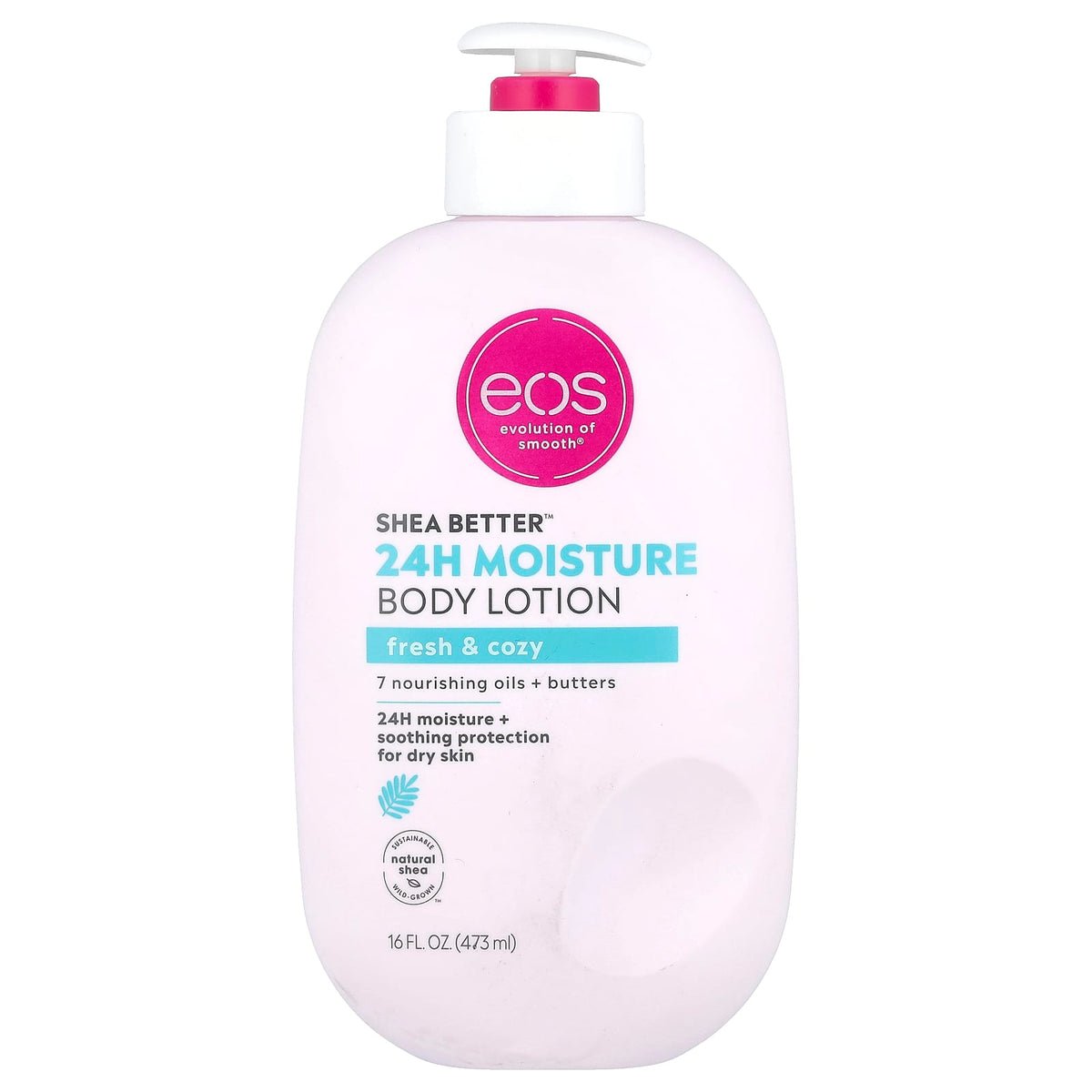 eos Shea Better 24H Moisture Body Lotion, Fresh & Cozy (473 ml)