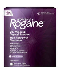 Rogaine Women’s ROGAINE 2% Minoxidil Solution three month supply (3 bottles, 60ml)
