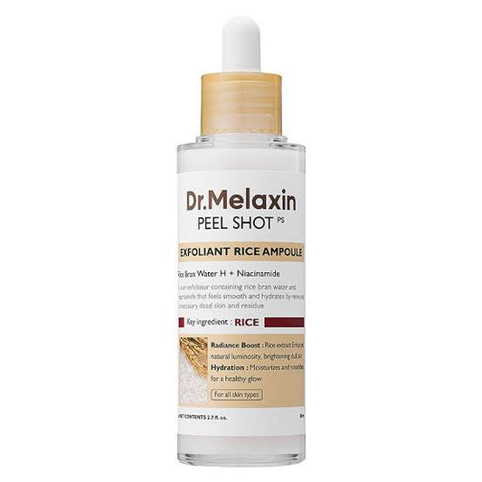 Dr Melaxin Peel Shot Exfoliant Rice Ampoule 80ml