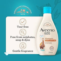 Aveeno Baby Kids Shampoo for Sensitive Skin and Scalp 250ml