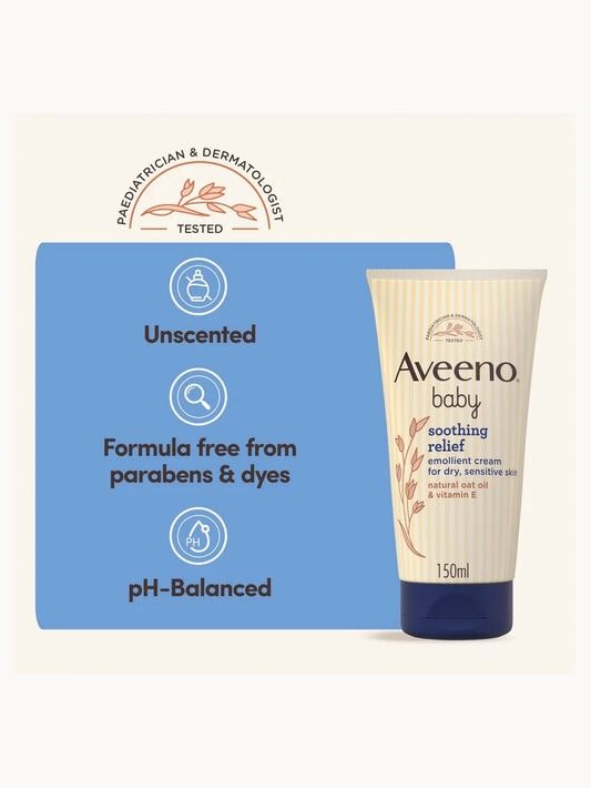Aveeno Baby Soothing Relief Emollient Cream 150ml