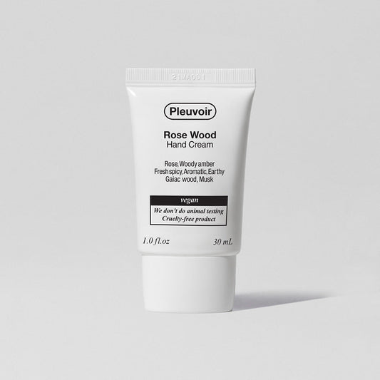 PLEUVOIR Rose Wood Hand Cream 30ml - Vegan