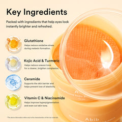 Glutathione kojic acid eye patch Vita jelly 30 pairs