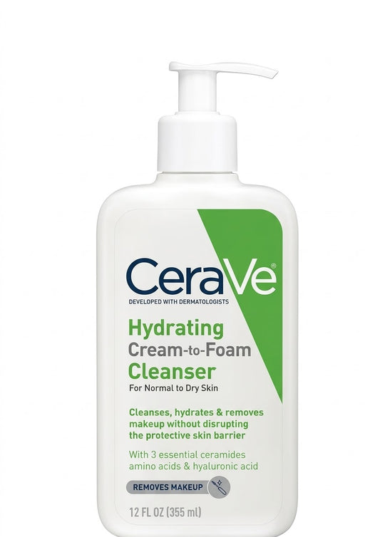 Hydrating Cream-To- Foam Cleanser (For normal To Dry Skin)