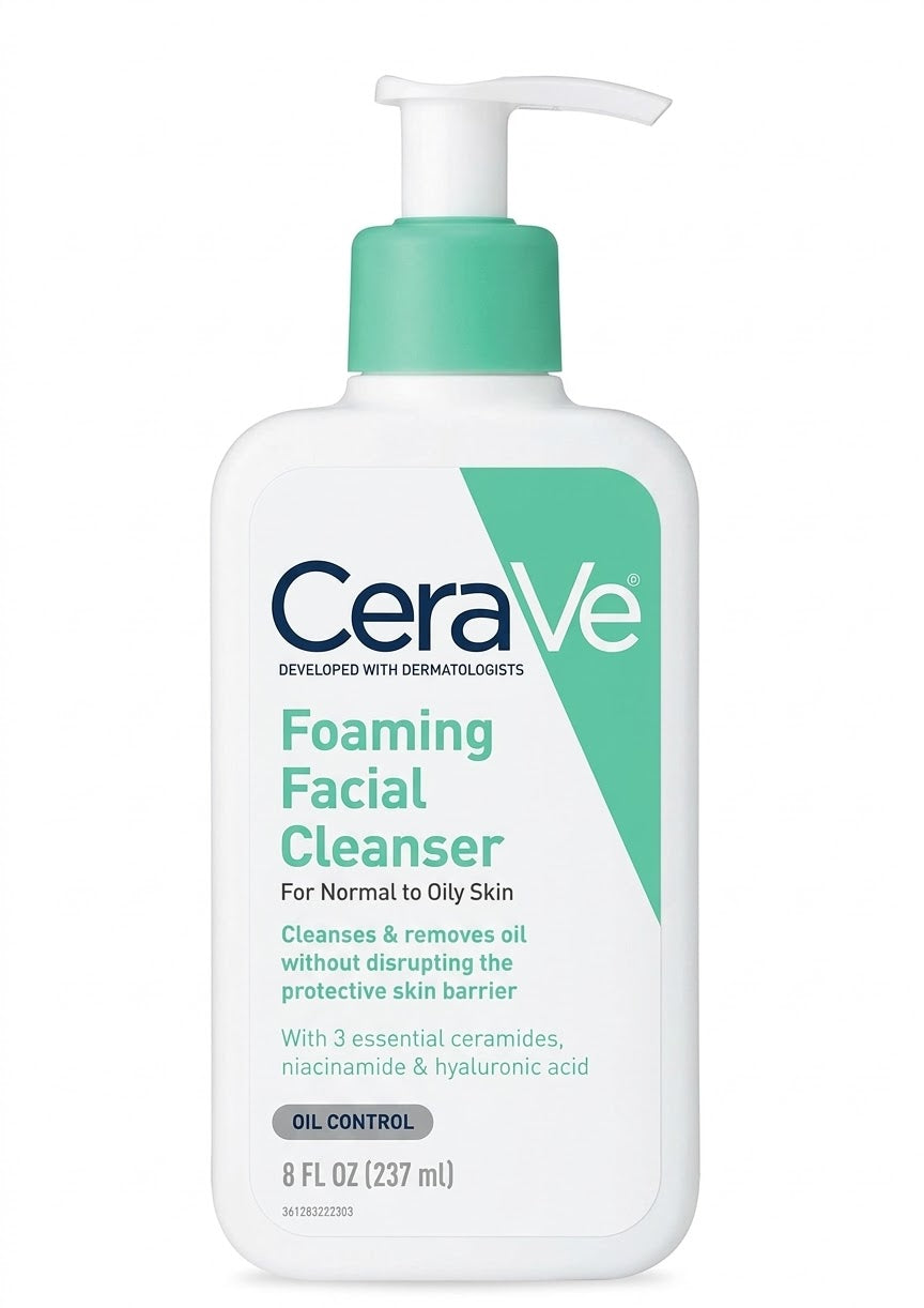 Foaming facial cleanser
