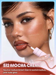 Sheglam Line To Shine Peel-Off Lip Stain & Gloss Duo-512 Mocha Cream