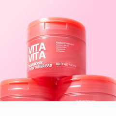 BE THE SKIN Vitavita Raspberry RDRN Toner Pad 120ml(Exp2026/12)