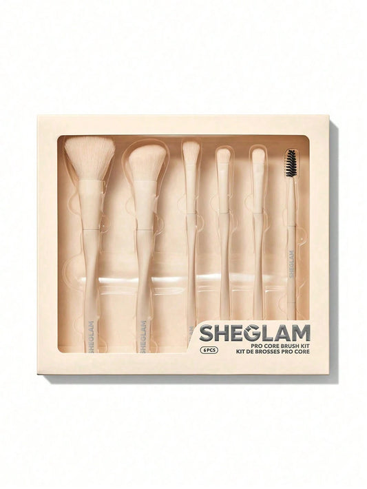 Sheglam Pro Core Brush Kit 6 pieces