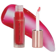 LAWLESS Forget The Filler Lip Plumper Line Smoothing Gloss (cherry vanilla) full size no box