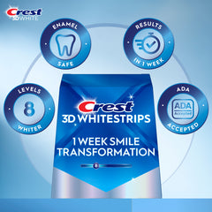 Crest 3D white strips 1 week smile transformation