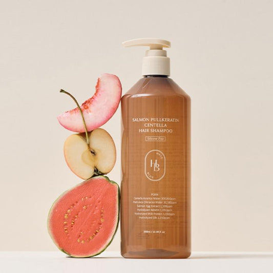 HEVEBLUE Salmon Pullkeratin Centella Hair Shampoo 500ml