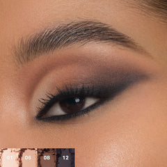 Morphe 12 Pan Eyeshadow Palette Flickering Sands