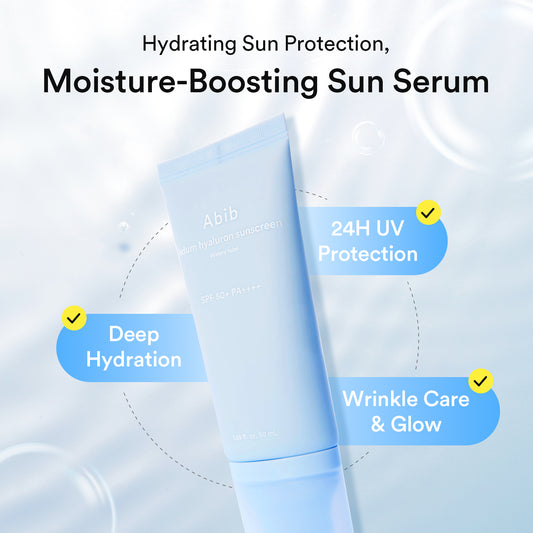 Abib Watery hyaluron sunscreen Moisture tube Spf50+ Pa++++ 50ml