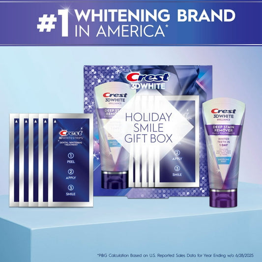 Crest 3DWhite Holiday Smile Teeth Whitening Gift Box