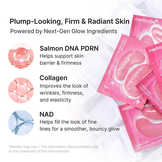 Medicube PDRN Pink Collagen Jelly Eye Mask -
