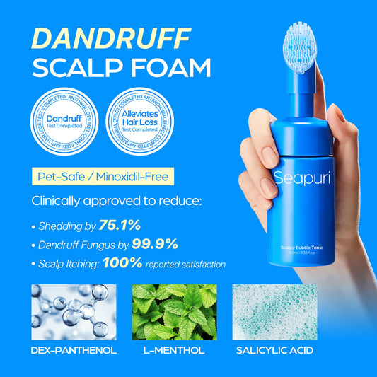 Seapuri Scalpy Bubble Tonic for Dandruff & Hair Growth 100ml