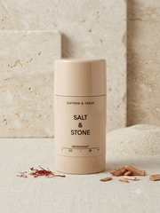 Salt and Stone deodorant ( Saffron and cedar) 28g