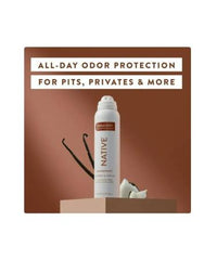 Native Whole Body Deodorant Spray, Coconut & Vanilla, Aluminum Free 99g
