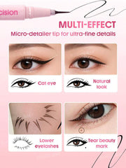 Sheglam Micro Precision Ultra-Long Tip Eyeliner, black 0.8ml