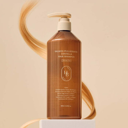 HEVEBLUE Salmon Pullkeratin Centella Hair Shampoo 500ml
