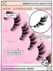 Shein cat eye lashes 9 pairs