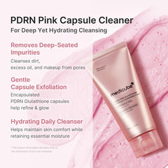 Medicube

Medicube PDRN Pink Glutathione Capsule Cleansing Foam (120g)