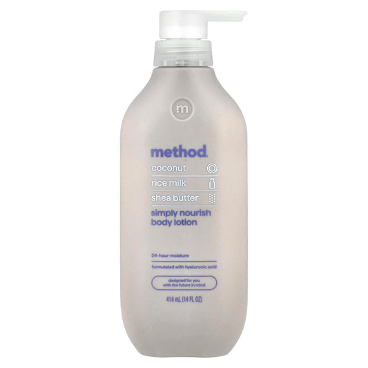 Method Body Lotion, Simply Nourish, 14 fl oz (414 ml)