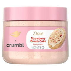 Dove Limited Edition Exfoliating Body Scrub Strawberry Crumbl Cake 425g