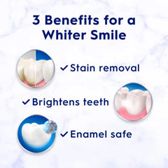 Crest 3D White Advanced Luminous Mint Teeth Whitening Toothpaste 104g
