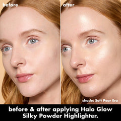 Elf Halo Glow Silky Powder Highlighter 4.5 g -Soft pearl era